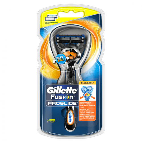 Gillette Holicí strojek ProGlide Flexball + náhradní hlavice 2 ks