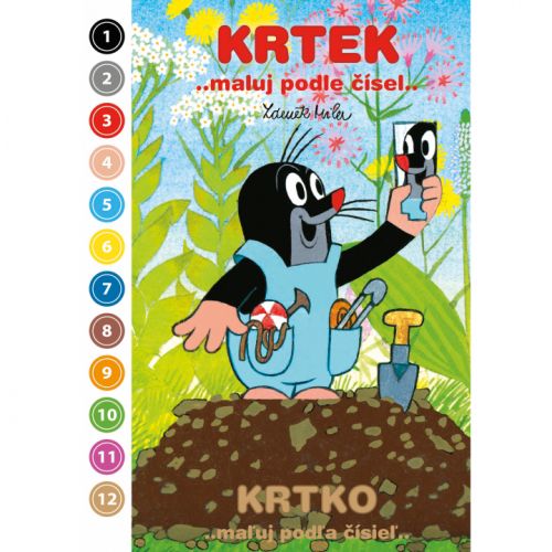 Omalovánky Krtek maluj podle čísel A5