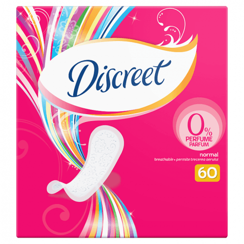 Discreet Normal No Perfume Economy intimní vložky 60 kusů