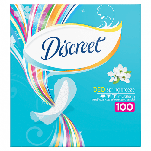 DISCREET slip Deo Spring Breeze Mega Economy 100ks  2113