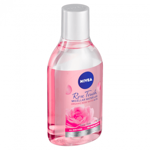 Nivea Dvoufázová micelární voda s růžovou vodou (Micellar Rose Water) 400 ml