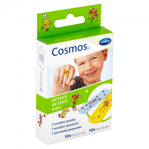 Náplast na rány COSMOS Kids strips 20 ks
