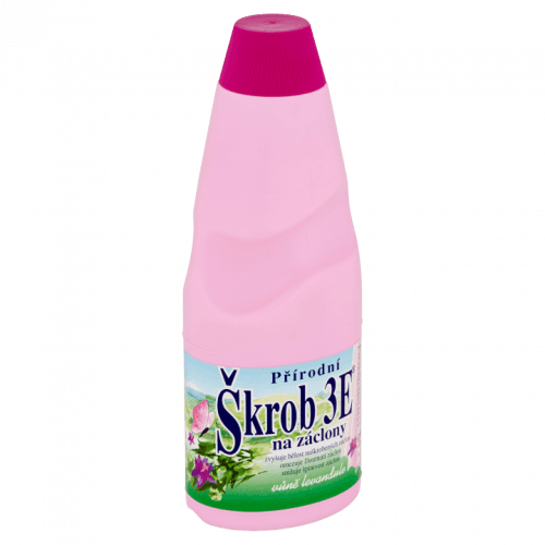 Tekutý škrob 3e 500ml záclony (růžový)