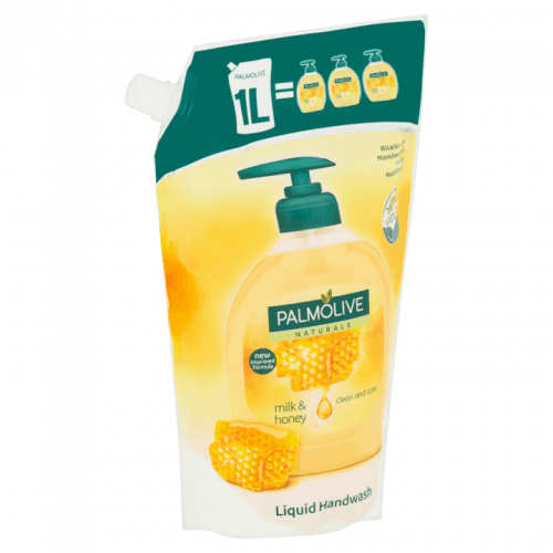 Palmolive Naturals Milk & Honey tekuté mýdlo na ruce náhradní náplň 1000ml