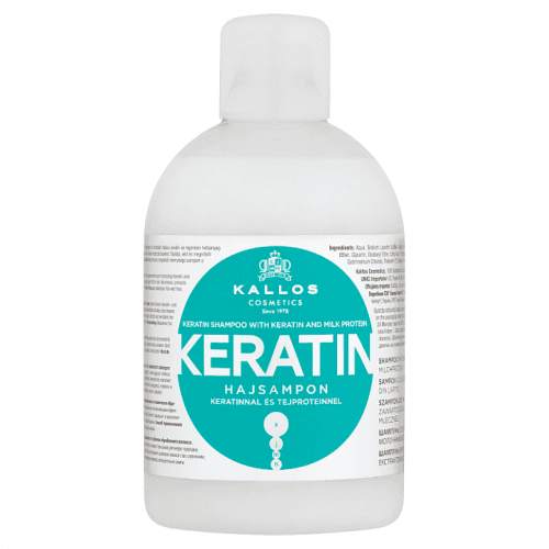 Kallos Keratin Shampoo vyživující šampon s keratinem 1000 ml