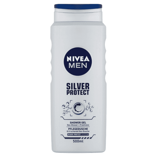 Nivea Sprchový gel pro muže Silver Protect 500 ml