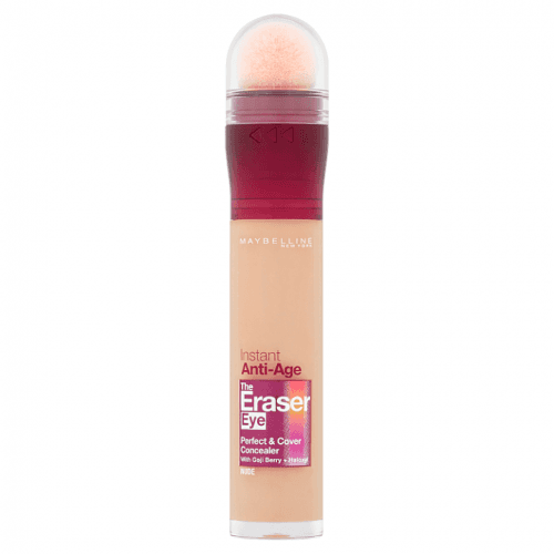 MAYBELLINE NEW YORK Instant Age Rewind tekutý korektor pro zakrytí kruhů pod očima s pěnovým aplikátorem 02 Nude