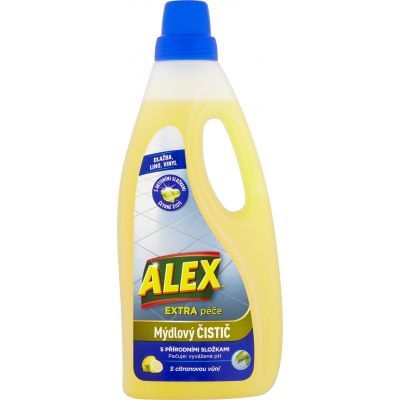 Alex mýdlový čistič s citronovou vůní extra péče 750ml