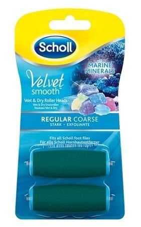 Scholl Náhradní hlavice do elektrického pilníku Velvet Smooth Diamond Crystals 2 ks hrubé