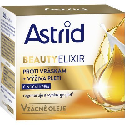 Astrid Vyživující noční krém proti vráskám Beauty Elixir 50 ml - SLEVA - poškozená krabička