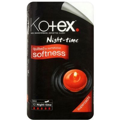 Kotex Night-time vložky 10 ks