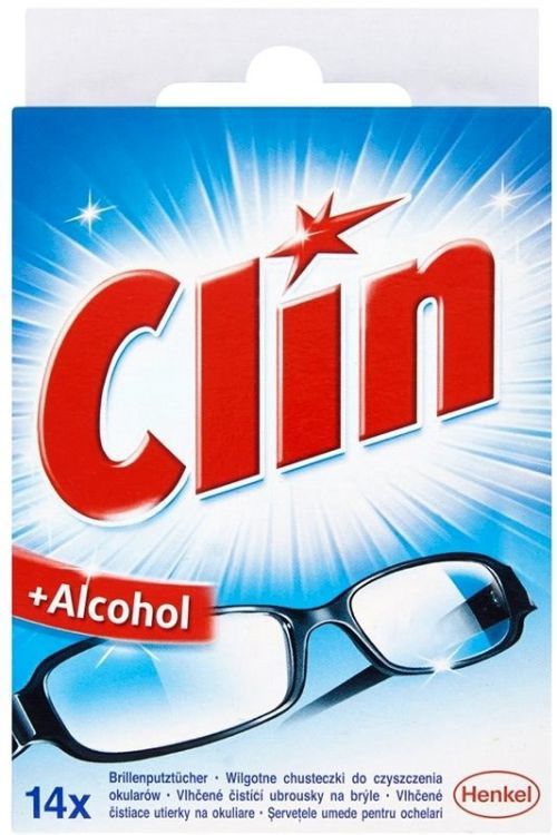 Clin čistící ubrousky na brýle 14 ks