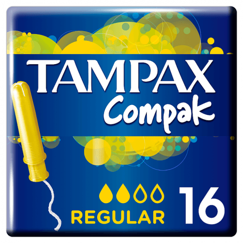 Tampax Compak Regular tampony s aplikátorem 16 ks