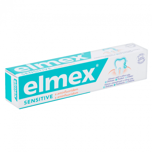 Elmex Sensitive zubní pasta 2x75ml+vzorek ústní vody
