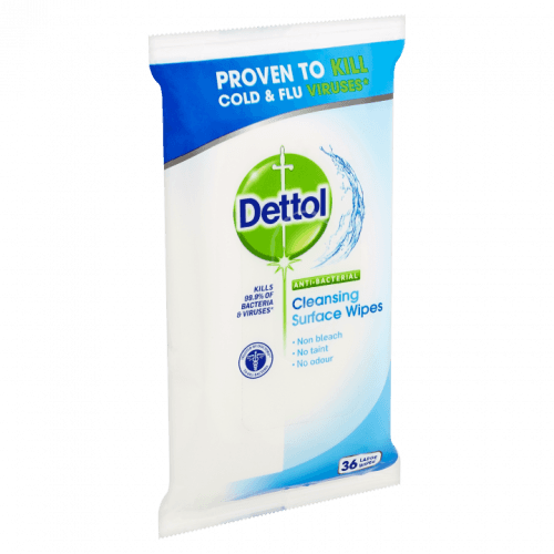 Dettol ubrousky na povrchy 36ks