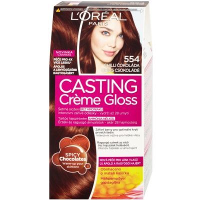 L'Oréal Paris Casting Crème Gloss chilli čokoláda 554