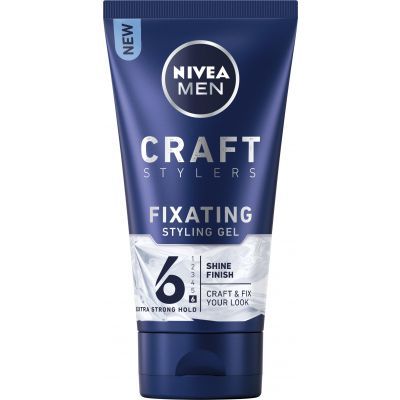 Nivea Men Craft Stylers Fixating fixační gel na vlasy pro vysoký lesk 150 ml pro muže
