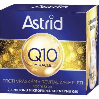 Astrid Q10 Miracle 50 ml noční krém proti vráskám pro ženy