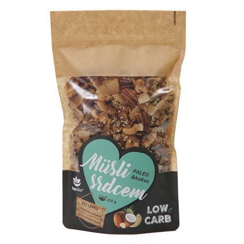 Topnatur Müsli srdcem Paleo & Kokos Low Carb 350 g