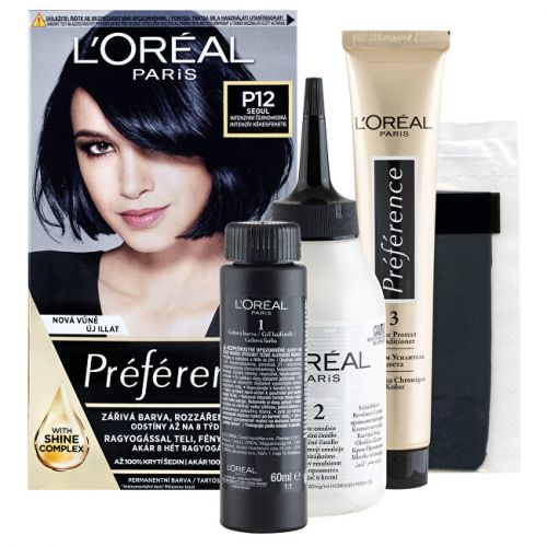 Loreal Paris Barva na vlasy Préférence Black Pearls P12 Black Blue