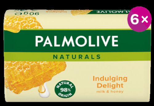 Palmolive mýdlo Naturals Milk & Honey 6x90g