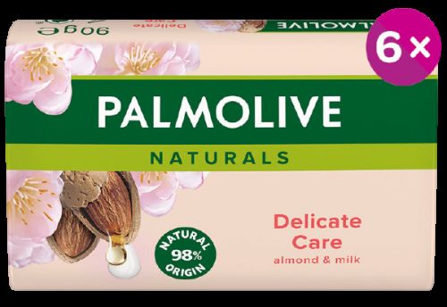 Palmolive mýdlo Naturals Almond 6x90g