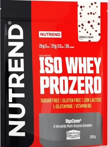 NUTREND Iso Whey Prozero 500g Cookies Cream