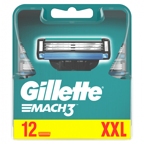 Gillette Mach3 náhradní hlavice 12ks
