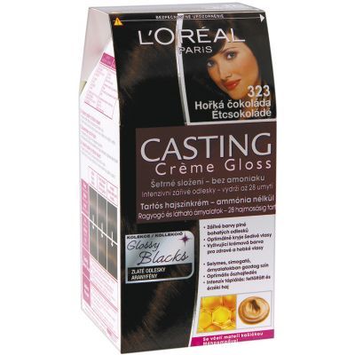 Loreal Paris Barva na vlasy Casting Crème Gloss 323 hořká čokoládová