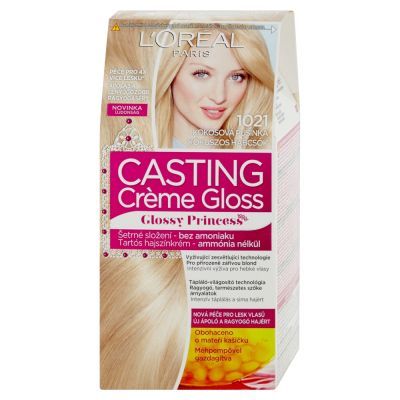 Loreal Paris Barva na vlasy Casting Crème Gloss 1021 světlá perleťová blond