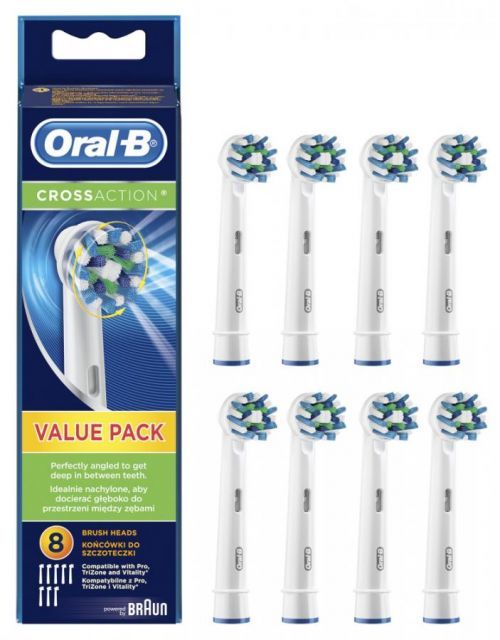 Oral-B Cross Action EB 50-8 náhradní hlavice, 8 ks