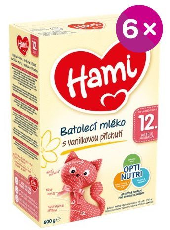 Nutricia Hami 12+ Vanilka batolecí mléko 600 g