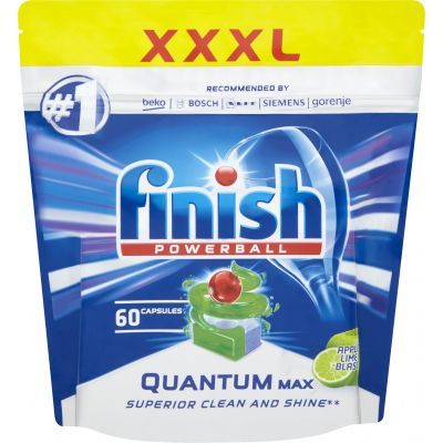 Finish Powerball Quantum max apple lime blast tablety do myčky nádobí 60 ks 930g