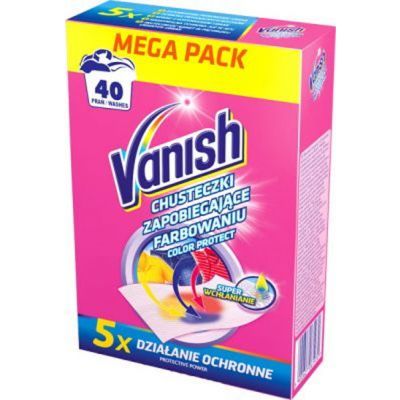 Vanish Color Protect ubrousky proti zapírání 20ks