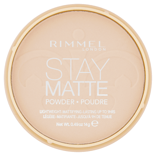 Rimmel Matující kompaktní pudr Stay Matte 14 g 003 Peach Glow