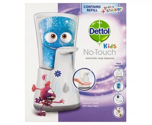 Dettol Kids Bezdotykový dávkovač mýdla Dobrodruh 250 ml