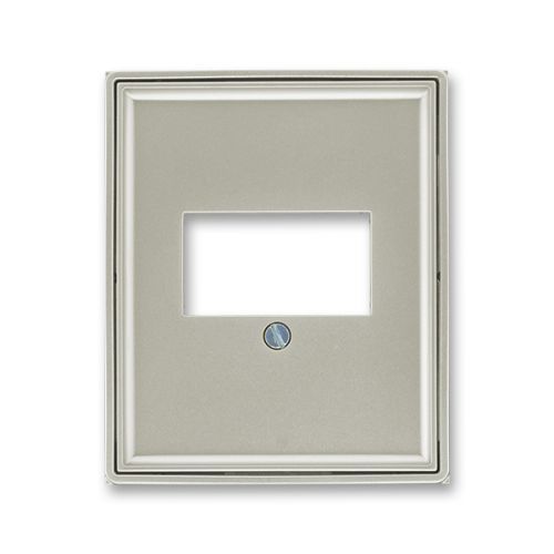 ABB 5014E-A00040 32 Time Kryt zásuvky komunikační přímé (pro HDMI, USB, VGA, USB nabíječku); starostříbrná