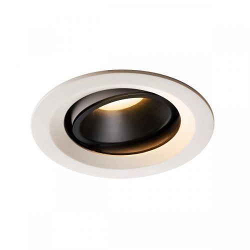 BIG WHITE NUMINOS® MOVE DL M vnitřní LED zápustné stropní svítidlo bílá/černá 3000 K 20° otočné a výkyvné 1003589