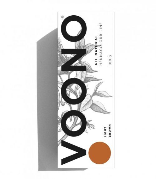 Voono Barva na vlasy Light Brown 100g