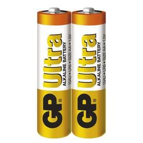 Baterie GP Ultra Alkaline AA R6A, 1.5V, tužka, 2pack