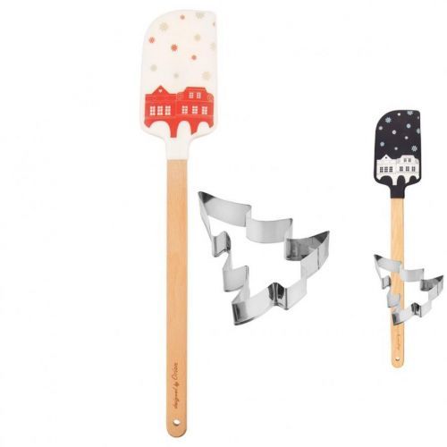 Stěrka kuch. sil./dřevo +vykrajovačka WINTER CITY ORION