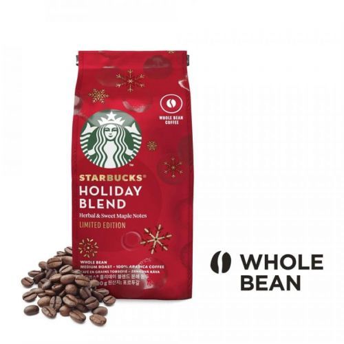Starbucks Holiday Blend limitovaná edice, zrnková káva, 190 g