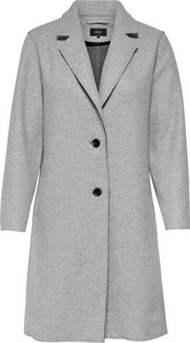 ONLY Dámský kabát ONLCARRIE BONDED 15213300 Light Grey Melange XS