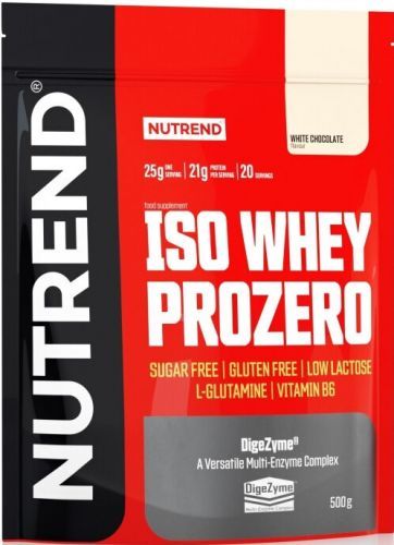 NUTREND Iso Whey Prozero 500g Biela Čokoláda