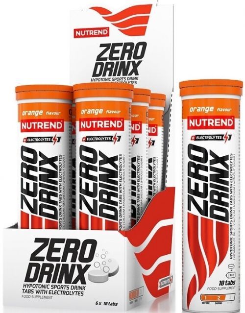 NUTREND Zerodrinx Tabs 18 Tabs Pomaranč