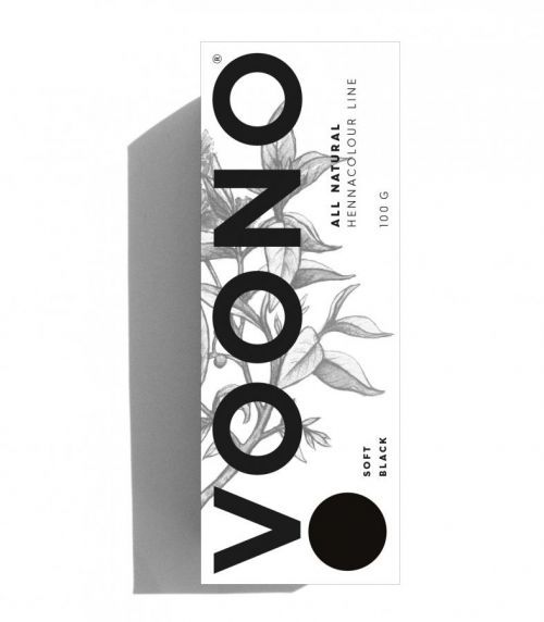 Voono Barva na vlasy Soft Black 100g