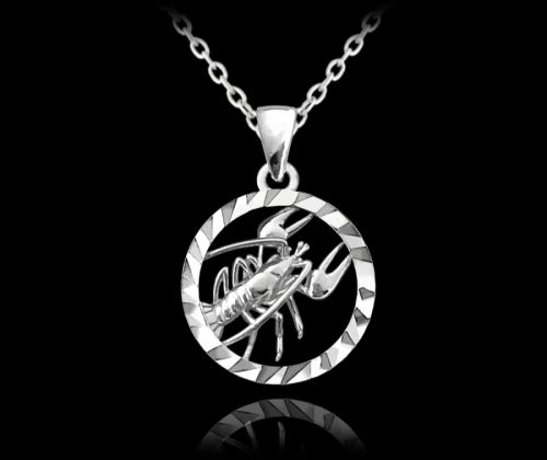 Stříbrný náhrdelník MINET Zodiac znamení RAK JMAS9407SN45