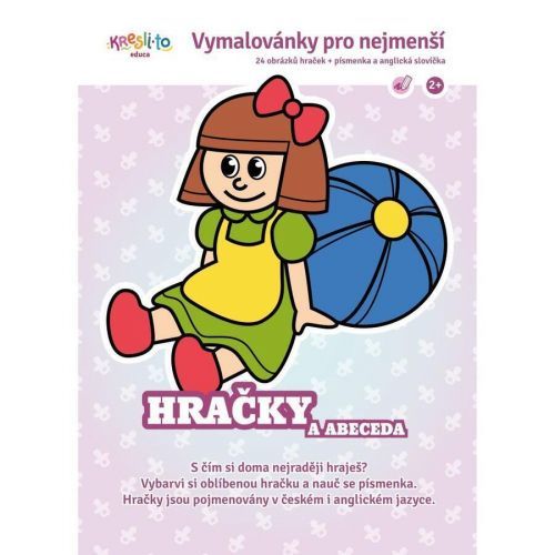 Omalovánky pro nejmenší - Moje hračky a písmena