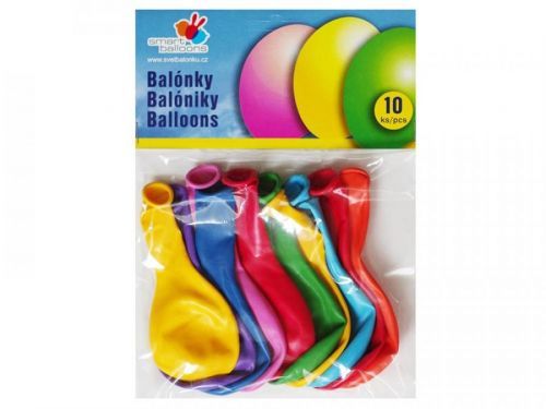 Smart Balloons Balónek nafukovací - sada 10ks PASTELOVÉ 26cm, Smart Balloons, W040571