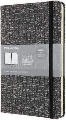 Moleskine: Zápisník Blend 19 tvrdé desky L linkovaný tmavě šedý